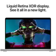 Apple MacBook Pro 14-inch (2025) – M5 with 10-core CPU / 16GB RAM / 512GB SSD / 10-core GPU / macOS Sequoia / English & Arabic Keyboard / Silver / Middle East Version