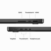 Apple MacBook Pro 14-inch (2023) - M3 Pro with 11-core CPU / 18GB RAM / 512GB SSD / 14-core GPU / macOS Sonoma / English Keyboard / Space Black / Middle East Version