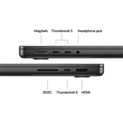 Apple MacBook Pro M5 Max 14-inch (2026) - 18-core CPU / 36GB RAM / 2TB SSD / 32‑core GPU / macOS Tahoe / English Keyboard / Space Black / Middle East Version