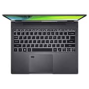 Acer Spin 5 SP513-54N-73CY Convertible Touch Laptop - Core i7 1.3GHz 16GB 1TB Shared Win10 13.5inch Steel Grey English/Arabic Keyboard