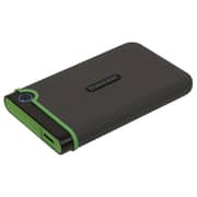 Transcend TS2TSJ25M3S Storejet USB 3.1 External Hard Drive 2TB Grey/Green