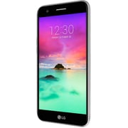 LG K10 2017 4G Dual Sim Smartphone 16GB Titan + Case