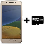 Moto G5 4G Dual Sim Smartphone 16GB Gold + microSD 32GB