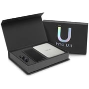 HTC U11 4G Dual Sim Smartphone 128GB Brilliant Black+Car Charger+Flip Case