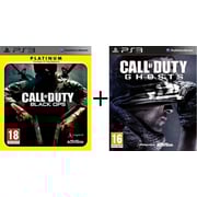 PS3 Call Of Duty Black Ops Platinum + Call Of Duty Ghosts Game