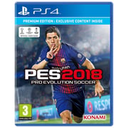 لعبة بلاي ستيشن PES 2018 Premium Edition