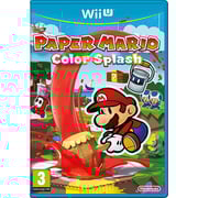 Nintendo WII U Paper Mario Color Splash Game