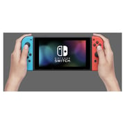 Nintendo Switch 32GB Neon Blue/Red Middle East Version + Stealth Starter Pack + Troll & I Game