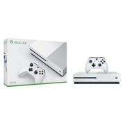 Microsoft Xbox One S Console 500GB White ZQ900015 + Minecraft Story Mode DLC Game With 3 Months Live Gold Membership