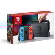 Nintendo Switch 32GB Neon Blue/Red Middle East Version + Sparkfox Premium Carry Case