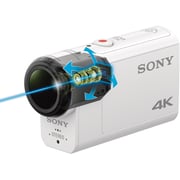 Sony FDRX3000R 4K Action Camera White W/ Live View Remote