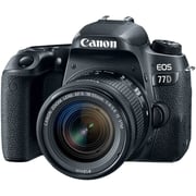 Canon EOS 77D DSLR Camera Black With EFS 18-55mm IS STM Lens