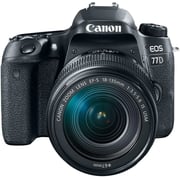 Canon EOS 77D DSLR Camera Black With EFS 18-135mm IS USM Lens