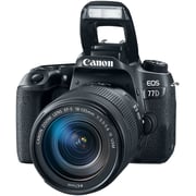 Canon EOS 77D DSLR Camera Black With EFS 18-135mm IS USM Lens