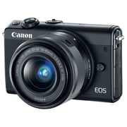 Canon EOS M100 Mirrorless Digital Camera Body Black With EF-M15-45 IS STM Lens