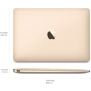 MacBook 12-inch (2016) - Core M3 1.1GHz 8GB 256GB Shared Silver English/Arabic Keyboard - Middle East Version