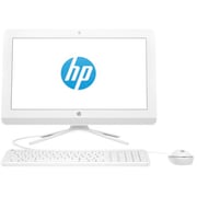HP 22-B041NE All in One Desktop - Core i3 2.3GHz 4GB 1TB Shared Win10 21.5inch FHD White English/Arabic Keyboard