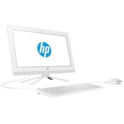 HP 22-B041NE All in One Desktop - Core i3 2.3GHz 4GB 1TB Shared Win10 21.5inch FHD White English/Arabic Keyboard