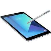 جهاز سامسونج جالاكسي تاب S3 SM-T825 تابلت- فضي أندرويد، واي فاي+تقنية 4G ذاكرة 32 جيجابايت و4 جيجابايت قياس 9.7 بوصة