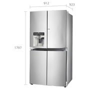 LG Multi Door Refrigerator GRJ33FWCHL