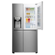 LG Side by Side Refrigerator InstaView Door-in-Door Hygiene FRESH+ ThinQ 668 Litres Noble Steel GR-X257CSAV