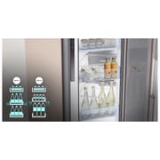 Samsung Side By Side Refrigerator 621 Litres RH58K6467SL