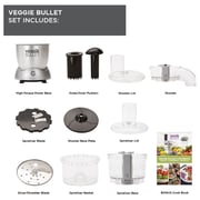 Magic Bullet Veggie Bullet 12PCS Set With Veggie Bullet 6PCS Deluxe Upgrade Kit VB102