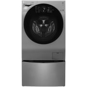 LG Washing Machine TWINWash 10.5Kg Washer & 7Kg Dryer Superior Washer and Dryer with TrueSteam FH4G1JCH6N&F8K5XNK4