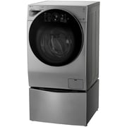 LG غسالة TWINWash غسالة سعة 10.5 كجم ومجفف 7 كجم غسالة ومجفف ممتاز مع TrueSteam FH4G1JCH6N &