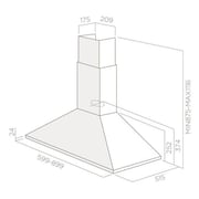 Buy Elica AQUA60 Built In Hoods Online in UAE Sharaf DG