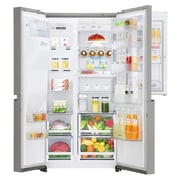 LG Side By Side Refrigerator 620 Litres GR-J257CLAV, Hygiene Fresh+TM