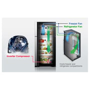 Hitachi Top Mount Refrigerator 470 Litres RVG470PUK3GBK