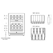 Vestfrost Wine Cooler 44 Bottles W45
