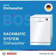 Bosch 12 Place Settings Freestanding Dishwasher - SMS50E92GC