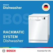 Bosch 12 Place Settings Freestanding Dishwasher SMS50E92GC