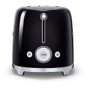 Smeg Toaster 2 Slice Black TSF01BLUK