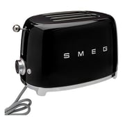 Smeg Toaster 2 Slice Black TSF01BLUK