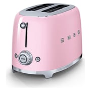 Smeg Toaster 2 Slice Pink TSF01PKUK