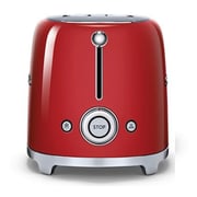 Smeg Toaster 2 Slice Red TSF01RDUK
