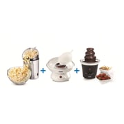 Princess PRN292994 Chocolate Fountain+PRN2993 Cotton Candy+PRN292985 Popcorn Maker