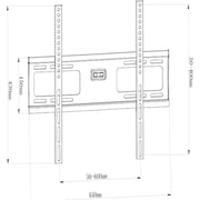 Skill Tech SH43F Fixed Wall Bracket For 26-60inch Screen