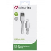 Cellular Line Type C USB Cable1.2m White USBDATAC