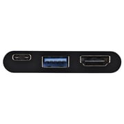 Hama 4in1 Multiport USB C Plug Adapter To USB C/USB/HDMI Black 135729