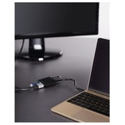 Hama 4in1 Multiport USB C Plug Adapter To USB C/USB/HDMI Black 135729