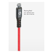 Energea Alutough Lightning Cable 1.5m Raving Red - CBL-AT-RED150