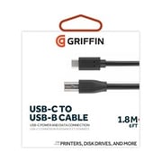 Griffin GC43715 USB C To USB B Cable 1.8m Black