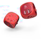 Adam Elements APAADTA502RRD Omnia TA502 Universal Travel Adapter Red