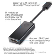 HP 2PC54AA Pavilion Type C To HDMI 2.0 Adapter 0.1m Black