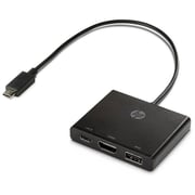 HP 1BG94AA Type C To Multi Port Hub Black