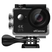 Eklasse 4K Action Camera With WiFi & Live Streaming Black - EKAC02EG